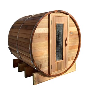 Sauna de madera/Sauna de madera para exterior e interior/Sauna de madera de lujo/Sala de sauna de bienestar/Sauna de spa de lujo/Cabaña de sauna/Barril de sauna - Product Image 1