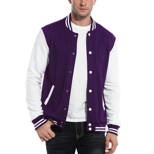 Customized 3d Embroidery Streetwear <b>Man</b> Jacket Hip Hop Windproof Leather Jackets Chenille Patch Mens Oversize Baseball Jacket - Product Image 1