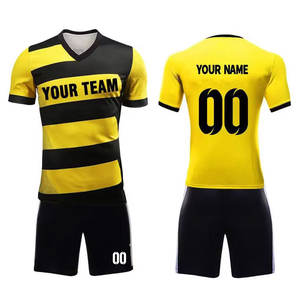 Nueva llegada, gran oferta, mejor calidad, camiseta de fútbol con estampado del nombre del equipo, uniforme de fútbol personalizado, atractivo y suave. - Product Image 1