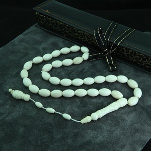 Natural Bone Eco-Friendly Modern <b>Rosary</b> Tasbih Spiritual Prayer Beads Artisan Made - Product Image 2