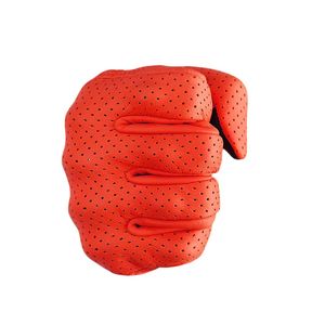 Gants de moto toutes saisons en cuir à écran tactile, protection complète des doigts, imperméables, légers, avec logo personnalisé, gants de course - Product Image 6