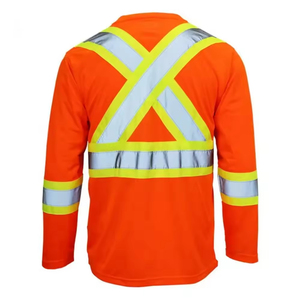 2026 New Custom High Quality New Safety Shirt for Men O-neck T-shirt Reflective <b>Work</b> T Shirt Quick dry <b>Work</b> Wear Safety Shirts - Product Image 3
