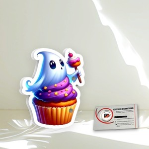 Outil de beauté magnétique en acrylique pour extensions de cils, motif Cupcake Fantôme Mignon, avec logo personnalisé, motifs Cœur, Fleur, Papillon, Diamant, Cercle - Product Image 3