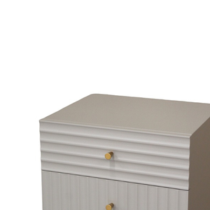 Elegant Solid Mahogany <b>Wooden</b> 5-Drawer Tall <b>Chest</b> Classic White Finish Bedroom <b>Storage</b> Cabinet for Home or Hotel Use - Product Image 3