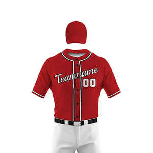 Uniforme de Béisbol Unisex al Por Mayor, Personalizado para Equipos, Transpirable, Estampado, 100% Poliéster, Corte Corto, Ligero - Product Image 5