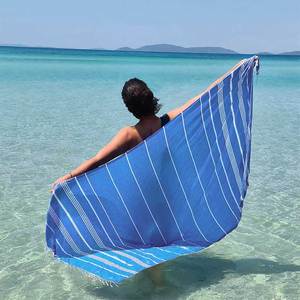 Turkish Beach <b>Towel</b> Sand Free Luxury Personalized Embroidery Custom <b>Bath</b> <b>Towels</b> <b>Sets</b> Bulk Sale Pestemal 100% Cotton Quick Dry - Product Image 2