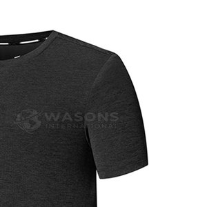 Camiseta Deportiva de Compresión Elástica de Punto Sólido para Hombre, Ligera, Corte Regular, Ropa Deportiva Transpirable para Entrenamiento Atlético - Product Image 2