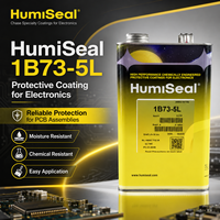 HumiSeal 1B73 Revêtement Conforme en Caoutchouc Synthétique de Silicone 5L, Séchage Rapide, UV Fluorescent Transparent, Origine US, Protection PCB
