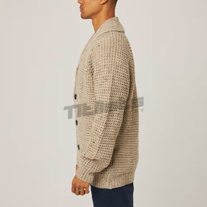 <b>Lightweight</b> Ribbed Men <b>Cardigans</b> With Comfortable Fit For Daily Office And Weekend Outfits Men <b>Cardigans</b> - Product Image 5