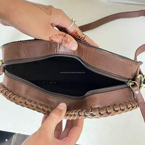 2025 Western Heart Shaped Cowhide <b>Leather</b> Crossbody Bags Handcrafted Floral <b>Tooled</b> Design Trendy Luxury Women's Shoulder Purses - Product Image 6