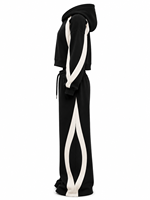 Ensemble de survêtement unisexe en molleton de coton épais 450 GSM, comprenant un sweat à capuche ample et oversize et un pantalon de survêtement, ensemble oversize pour homme