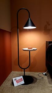 IQBAL COLLECTION Large Nickel Plated Metal Desk Lamp with White Shade LED AC Power Traditional Style - Product Image 4