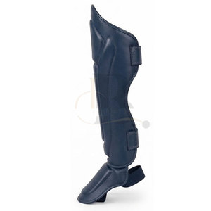 Protège-tibias en cuir de qualité supérieure pour les arts martiaux, le kickboxing, le Muay Thai, la pratique du MMA, construction légère et durable, confortable - Product Image 6