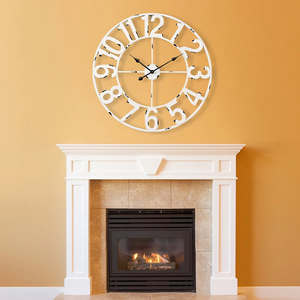 Reloj de Pared Decorativo de Metal Sólido, Estilo Art Deco, para Dormitorio, Sala de Estar, Oficina y Decoración del Hogar, Edición Ramadán, a Precio Económico - Product Image 4