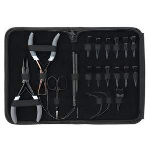 Kit de herramientas para extensiones de cabello: herramienta de ajuste y extracción con bucle de tracción, removedor de microperlas, tijeras de precisión, pinzas y separador de dedos - Product Image 1