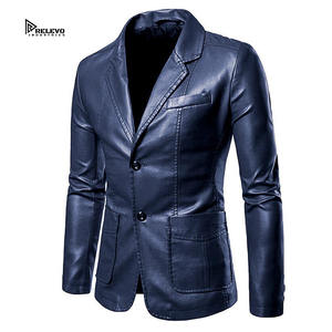 Nueva Chaqueta Casual de Invierno para Hombre de Cuero PU Mate, Precio de Fábrica, Logotipo en el Frente, Ideal para Motociclismo, con Apariencia de Cuero Vacuno - Product Image 4