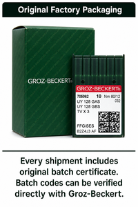 Groz-Beckert UY 128 GAS <b>Sewing</b> Machine Needles TV X 3 Size 80/12 Industrial Overlock Needles Pack of 100 - Product Image 2