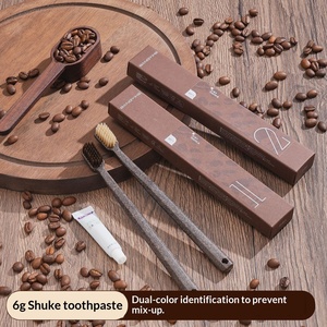 Set de Artículos de Aseo Ecológicos de Lujo para Hoteles, Biodegradables y Desechables, con Material de Café, Incluye Gel de Ducha - Product Image 4