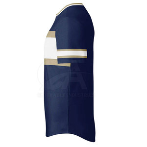 Maillot de baseball athlétique respirant, vêtement de performance, graphiques personnalisés, tissu à séchage rapide, fermeture à boutons, pour entraînement sportif - Product Image 3