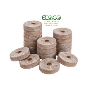 Bloc de tourbe de coco en gros, haute expansion, biodégradable, écologique, pour semis, fournisseur de pastilles Jiffy, haute qualité pour la culture - Product Image 2