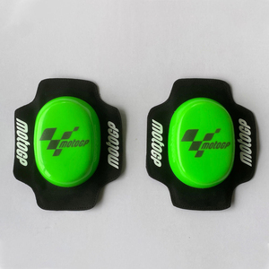Protège-genoux de moto imprimés à coque rigide, protections pour motocross, équipement de course unisexe, garde-corps en plastique pour motards - Product Image 1