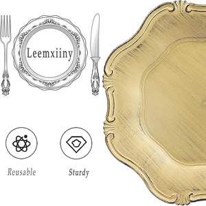 Assiette de Présentation Scintillante : Base Glamour pour Dîner, Idéale pour la Décoration d'Événements de Luxe - Product Image 4