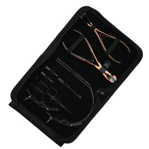 Kit d'extension de cheveux professionnel pour salon, ensemble complet d'outils de pose avec pinces à extensions, ciseaux de coupe, outil à boucle - Product Image 5