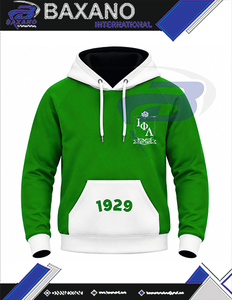 Sudadera con Capucha Verde para Hombre de la Hermandad Iota Phi Lambda con Bolsillo Canguro Blanco, Sudadera Casual con Bloques de Color 1929 para Mujer, Sudadera con Capucha de Invierno - Product Image 4