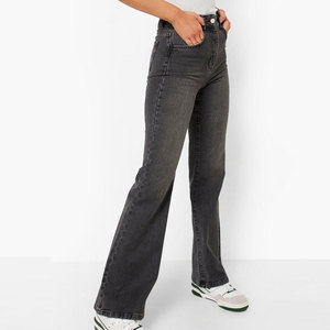 Pantalones vaqueros de algodón 100% al por mayor, más vendidos, para mujer, talla grande, transpirables, para uso en exteriores. - Product Image 5