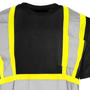 เสื้อยืดสะท้อนแสงสีแดงแขนยาวแบบความปลอดภัยสูง ขายส่งเสื้อยืดแขนยาวเพื่อความปลอดภัย - Product Image 1