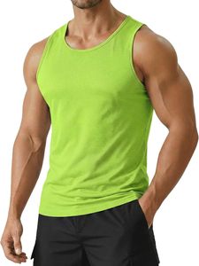 Trending Men's Tank Top Solid <b>Navy</b> Blue O-Neck Knitted Tank Top Quick Dry Sporty Fitness Wear Tank Top Plain Dyed Tank Top - Product Image 6