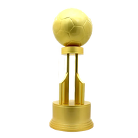 Fabricant Champion Design Trophée en cristal moderne Football Basketball League Microphone Ornements de haute qualité plaqué or