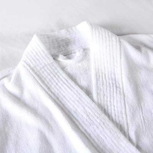 เสื้อคลุมอาบน้ำผ้าเทอร์รี่เนื้อนุ่มสำหรับผู้ชายและผู้หญิง สวมใส่สบาย หรูหรา เหมาะสำหรับอาบน้ำ ฝักบัว สปา และโรงแรม เป็นสินค้าขายดี - Product Image 4