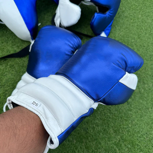 Ensemble de gants de boxe confortables en cuir avec protège-tête, protège-guêtres et protège-pénis, équipement d'entraînement et de combat pour adultes - Product Image 3