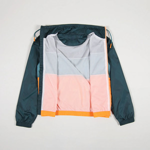 เสื้อแจ็คเก็ตกันลมผู้ชายแบบมีสีตัดกัน คอตั้ง ปิดด้วยซิป สไตล์ลำลอง สำหรับฤดูใบไม้ร่วง น้ำหนักเบา ผลิตจากโพลีเอสเตอร์ ทรงนักแข่ง - Product Image 5
