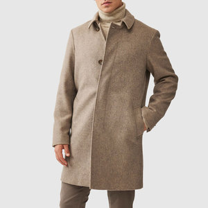 Manteau d'hiver en laine imperméable de qualité supérieure, design une pièce, couleurs personnalisables, coupe ajustée, écologique, respirant, professionnel - Product Image 1