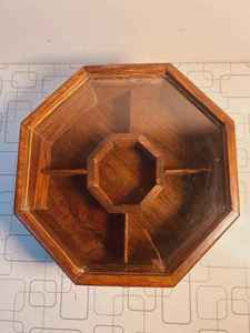 Premium Wooden Masala Organizer <b>Box</b> with Sectioned Interior and Hinged Lid for Spices <b>Herbs</b> Seasonings and Kitchen Storage - Product Image 4