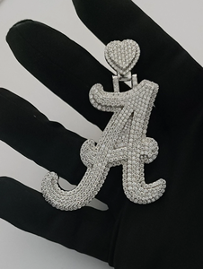 Colgante de Moissanita con Letra Árabe, Joyería Hip Hop Iced Out, Colgante Personalizado con Nombre Brillante, Regalo para Hombres y Mujeres - Product Image 5
