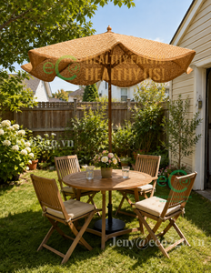Parasol extérieur en fibre de coco pour hôtels, complexes hôteliers, restaurants et espaces bord de piscine - Product Image 6
