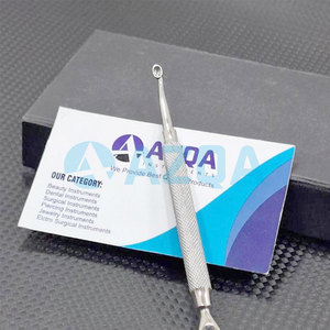 Empujador de cutículas de doble punta de acero inoxidable y limpiador de uñas con punta redonda y puntas curvas para el cuidado de la manicura - Product Image 2