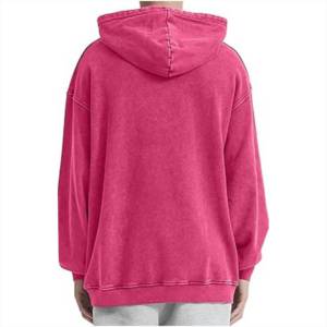 Sweat-shirts pour hommes, coupe classique, en tissu polaire, avec poches, effet délavé, respirants, amples, avec faible MOQ - Product Image 3