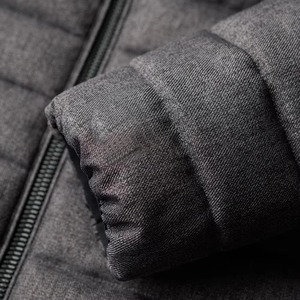 <b>Cheap</b> Price Light Weight Comfortable Full Sleeves Two Pocket Customized Printing Men <b>Puffer</b> <b>Jacket</b> Stand Front Breathable - Product Image 3