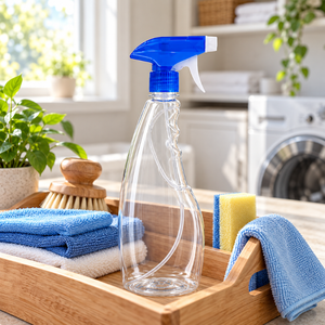 Blue Regular Shape PET <b>Spray</b> <b>Bottle</b> with Trigger Pump Durable Container for Cleaning and Household Applications for Sale - Product Image 3