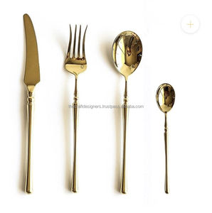 Ensemble de couverts en métal élégant avec finition miroir idéal pour les chefs professionnels et les amateurs de cuisine à domicile - Product Image 3