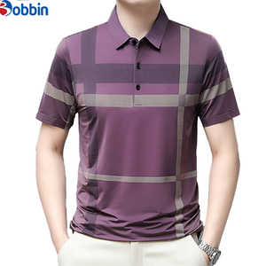 คอลเลคชั่นฤดูร้อนใหม่ เสื้อโปโลผู้ชายแฟชั่น เสื้อโปโลธุรกิจ ลายทาง แขนสั้น สวมใส่สบายๆ สำหรับเดินทาง พร้อมลวดลาย - Product Image 5