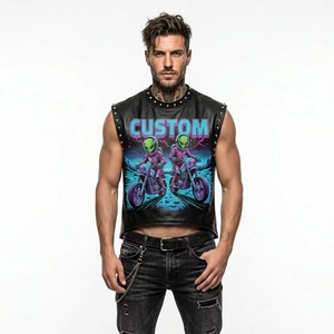 Custom Rhinestone Graphic Printed <b>Tank</b> <b>Top</b> 100% Cotton Jersey Soft Fabric <b>Vintage</b> Sleeveless T Shirt Unisex Streetwear OEM Whole - Product Image 3
