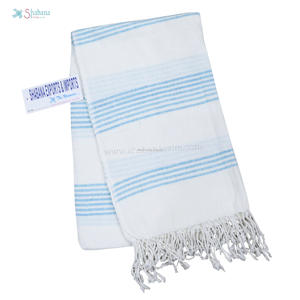 <b>Oversized</b> Quick Dry Turkish Hammam Fouta <b>Beach</b> <b>Towel</b> With Elegant Diamond Weave And Tasseled Edges - Product Image 4