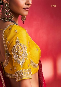 Sari indio de diseño hermoso y moderno, estilo Bollywood, de seda suave con lentejuelas, para fiestas y bodas, de alta calidad, al por mayor. - Product Image 3