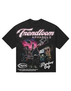 Camiseta Unisex Extra Grande 100% Algodón, Ropa Urbana Personalizada, Camiseta Informal de Algodón Unisex con Estampado Personalizado - Product Image 1