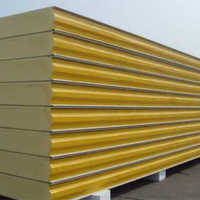 Panneaux sandwich en polyuréthane PIR ignifuges et isolants thermiques pour entrepôts frigorifiques de poulet, épaisseurs 40mm, 50mm, 100mm, 200mm, 300mm